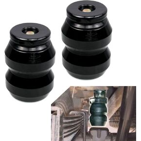 Rulline DR1500DQ RAM 1500 DUTY HEAVY-DUTY HELPER SPRING KIT | 2009-2021 نماذج 2WD/4WD | سعة تحميل 8600 رطل - ترقية تعليق الشاحنات مع الينابيع المطاطية المعززة