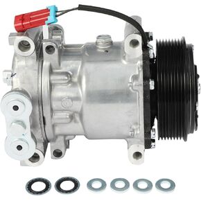 ECCPP AC ضاغط سريع التبريد 1997-1998 ملائمة لشيفروليه T6500 6.0L 6.6L 7.2L 2004-2009 FIT لـ GMC T6500 T7500 T8500 7.8L ضاغط تكييف الهواء