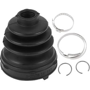 1 مجموعة مجموعة التمهيد مفصل CV لـ Honda Civic 2006-2011 Inner Inner STANTER BOOD W/CLAMPS NO.44017SNEA11 Rubber Black