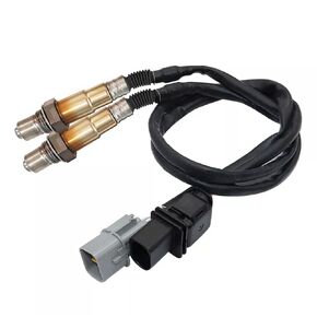 234-4568 234-5055 Upstream Nottream O2 Sensor استبدال O2 مستشعر الأكسجين المتوافق مع Hyundai Accent Veloster 1.6L 2012-2017 Kia Rio Soul 1.6L 2012-2018