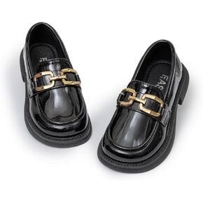 Toddler Boys Girls Dress Shoes Little Kids School Uniform Shoes Formal Casual Oxfords Wedding Church Loafer Flats