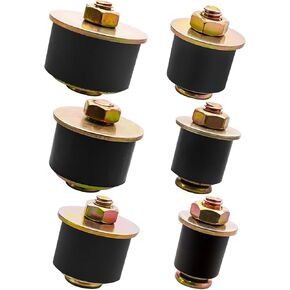 ULZOZN Freeze Plug for 3/4" 7/8" 1" 1-1/8" 1-1/4" 1-3/8", Engine Expansion Plug for 19mm-38mm Hole Inner Diameter, Universal Automotive Rubber Plug