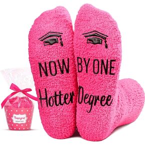 HAPPYPOP Graduation Gifts for Her - Socks Class of 2025 Graduation Congrats Grad Gifts for Women Female