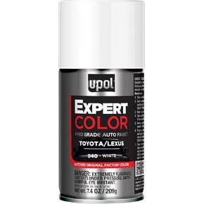 U-POL Expert Color, For Toyota/Lexus 040, Automotive Spray Paint, Professional Grade, Long-Lasting, Easy-To-Use, White