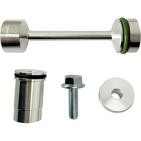 LS Engine Gallery Plug Set Aluminium Oil Diverter Barbell Plug Plug Plugy Tube Hold Dowm Kit Potpass Valve Pluge LS1 LS2 LS3 LS4 LS6 LS7 LS9 LQ4 LQ9 L92 L99 LSA 4.8L 5.7L 5.7L 6.2L 7.0L 7.0L
