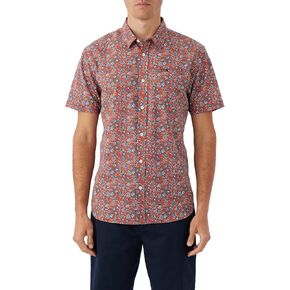 O'NEILL Mens TRVLR Traverse Short Sleeve Button-Up Shirt - Casual Standard Fit Button Down Shirt with Sun Protection