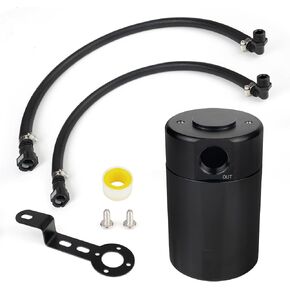 BHB Oil Catch Can Compatible with Chevy Silverado 2014-2018 & GMC Sierra 1500/Tahoe/Suburban/Yukon 2015-2020 & Escalade 2015-2019 3oz Oil Separator