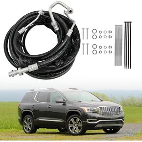 AT34653 Rear AC Line Set Air Conditioning Hoses Fit for 2007-2017 GMC Acadia chevy Traverse 2006-2010 Saturn Outlook for 2008-2017 Enclave 23199274
