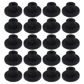 30pcs Nut Black Blastic Blange Nut ، 4 مم × 20 مم × 10 مم ، متوافق مع Audi ، فولكس واجن ، مقاعد Skoda ، OE N90474001 ، 8E0825265C
