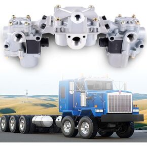 4725001209 Rear ABS Modulator Valve Compatible with Wabco Reman Core Meritor Freightliner Kenworth Mack Peterbilt Navistar Volvo Replace S472-500-123-0 S4725001230 TDAS4725001230