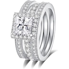 2.5CTTW Moissanite Bridal Ring مجموعات للنساء D Color VVS1 Round Cut Butterfly S925 STERLIN
