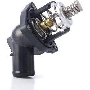 Engine Coolant Thermostat Housing Assembly Compatible with Chevrolet 2014-2019 Silverado 1500,2015-2020 Suburban Tahoe Replacement for GMC 2014-2019 Sierra,2015-2020 Yukon Replaces 15-11125 12674639