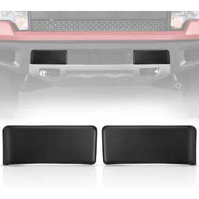 2Pcs F150 Front Bumper Repair Guards Pads Cover Insert Cap Compatible with Ford F-150 2009-2014, Lincoln Mark LT 2010-2014 Replace# 9L3Z17E810B for Left & Right Side (Matte Black)
