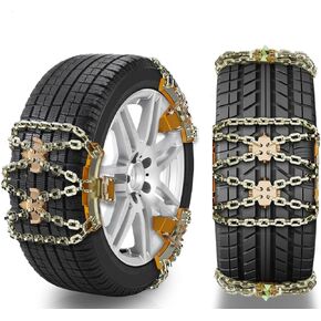 Snow-Chains Auto Fix: Quick and Effortless 1 Minute Installation for Cars, SUVs, Trucks and Pickups - Universal Emergency