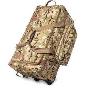 Mountain Land 120L Duffle Bag for Men and Women Large Luggage Bag with Wheels Travel Suitcase
