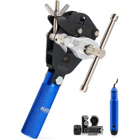 Orion Motor Tech 45° Flaring Tool Kit, Single Flaring Tool for 1/8" - 3/4" Tubing, Professional Pipe Flare Tool for Copper Brass Aluminum Pipes