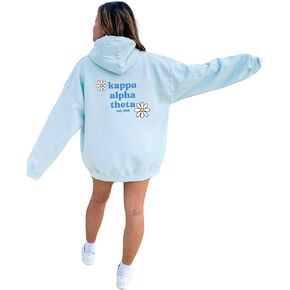 Kappa Alpha Theta Blue Daisy Hoodie