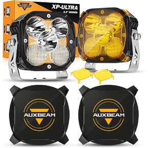 Auxbeam XP-Ultra Series 4.5'' Led Light Pods+Auxbeam XP-Ultra Series 4.5'' Pod Light Covers