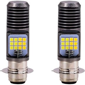 JOSE2015 2PCS P15D 24LED PORTORCEDECLE PLUBS 12V 6000K F6 P15D / P15D-25-1 PH7 نوع للدراجات النارية ، الدراجات النارية على الطرق الوعرة