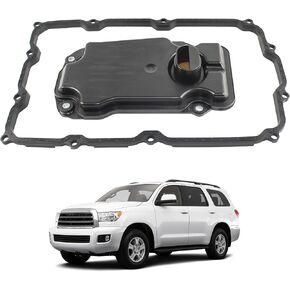 AB60E AB60F Automatic Transmission Filter Oil Pan Gasket Kit Compatible With 2008-2015 Toyota Tundra Sequoia Land Cruiser Lexus GX460 LX570 4.6L 4.7L 5.7L Replaces 3533060060 353300C010
