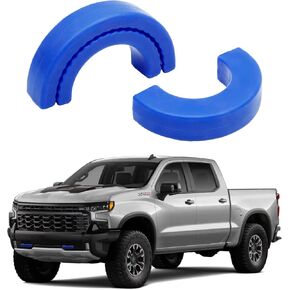 Tow Hook Cover for Chevrolet Silverado 1500 2007-2025 Custom Design Compatible Trailer Hitch Cover with Chevrolet Accessories （ Blue）
