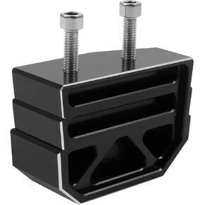 1"/1.5"/2" Adjustable Motorcycle Kickstand Lift Block Replacement for Harley Road King FLHR 1994-2024, Road King Special FLHRXS 2017-2024, Street Glide FLHX 2006-2024 (Black A)