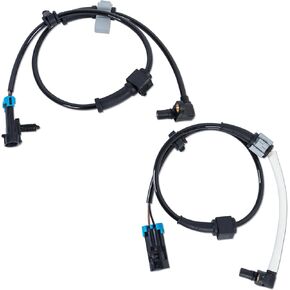 2 PCS Front LH/RH ABS SPEED SESSORS متوافقة مع 1999-2006 Chevy Silverado 1500/GMC Sierra 1500 1996-2006 GMC Yukon 15991986 19181879
