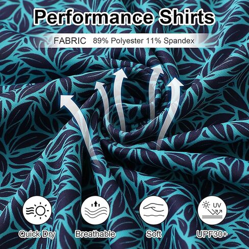 Golf Polo Shirts for Men - Print Moisture Wicking Quick Dry Short Sleeve Collared Polo Shirts for Golf Tennis Wear in Kuwait