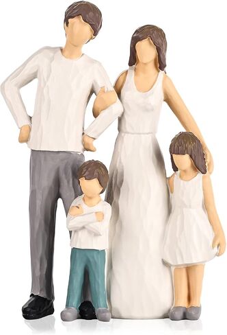 LCCCK Mother Daughter Figurines Give Mom Gifts, Mother Daughter Hugging Figurines Bride Gifts, Meaningful Sentimental Gifts for Mom, Mother's Day Grandma Birthday Gifts Sculpted Hand-Painted Statue in Saudi Arabia