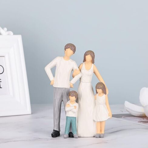 LCCCK Mother Daughter Figurines Give Mom Gifts, Mother Daughter Hugging Figurines Bride Gifts, Meaningful Sentimental Gifts for Mom, Mother's Day Grandma Birthday Gifts Sculpted Hand-Painted Statue in Saudi Arabia