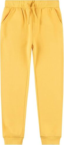 Kid Nation Kids Unisex Soft Brushed Fleece Casual Pull On Jogger Sweatpants with Pockets for Boys or Girls in Kuwait