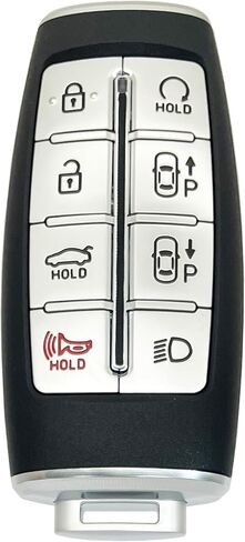 Smart Key Fob Shell Case Fits for Hyundai Genesis GV80 GV90 G70 G80 G90 GV70 Keyless Entry Car Remote Cover (8 Button B) in Saudi Arabia