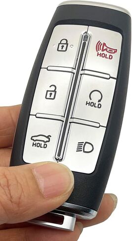 Smart Key Fob Shell Case Fits for Hyundai Genesis GV80 GV90 G70 G80 G90 GV70 Keyless Entry Car Remote Cover (8 Button B) in Saudi Arabia
