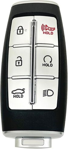 Smart Key Fob Shell Case Fits for Hyundai Genesis GV80 GV90 G70 G80 G90 GV70 Keyless Entry Car Remote Cover (8 Button B) in Saudi Arabia