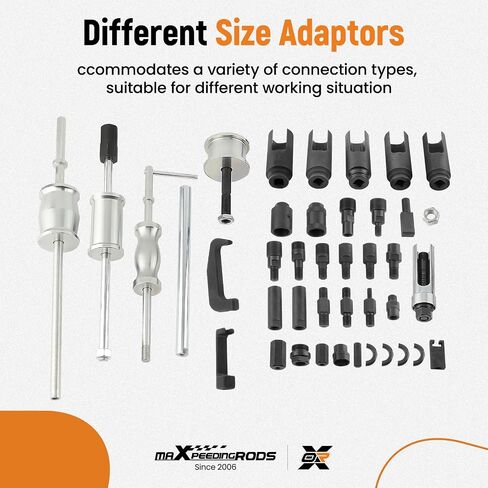 MaxPeedingRods 40 PCS أداة إزالة مستحضر حقن وقود الديزل ، أداة إزالة حاقن ديزل الشاحنة التلقائية ، مجموعة أدوات إزالة حاقن الوقود شرائح لمحركات الديزل لمحركات الديزل in Kuwait