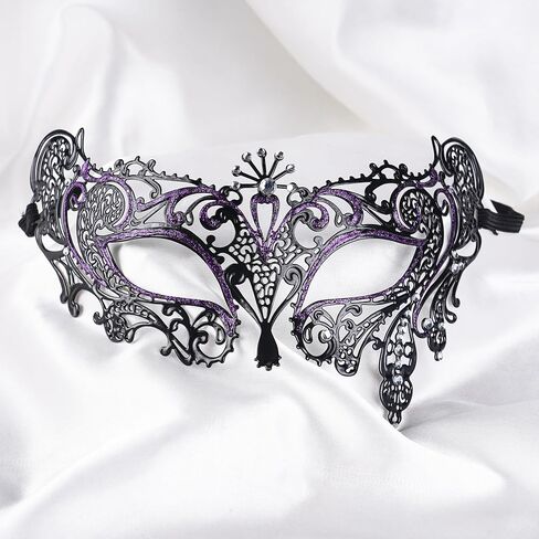 RhinestoneMasquerade Mask for Women - Antique Venetian Mask 2025 Mardi Gras Face Accessory for Woman in Saudi Arabia