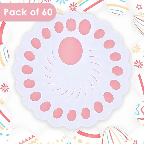 AhfuLife Easter Egg Hunt Signs Decorations Set for Kids, 9pcs Easter Bunny Chick Paper Signs Clues and 20pcs Bunny Paw Print Decorations for Outdoor Yard Home Garden Spring Lawn Party in Saudi Arabia