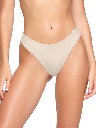 REORIA Womens Cotton Seamless Thongs Panties for Women No Show Breathable Underwear 5 Pack in Saudi Arabia
