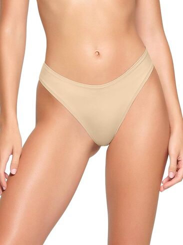 REORIA Womens Cotton Seamless Thongs Panties for Women No Show Breathable Underwear 5 Pack in Saudi Arabia