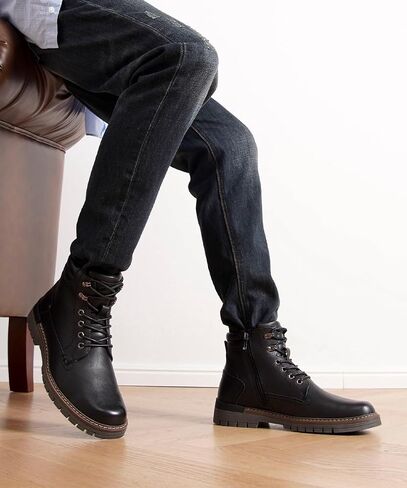Jousen Mens Boots Fashion Casual Boot Hiking Zipper Chukka Boots for Men in Saudi Arabia