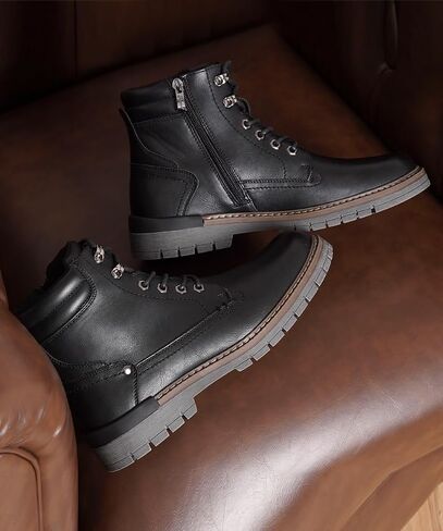Jousen Mens Boots Fashion Casual Boot Hiking Zipper Chukka Boots for Men in Saudi Arabia