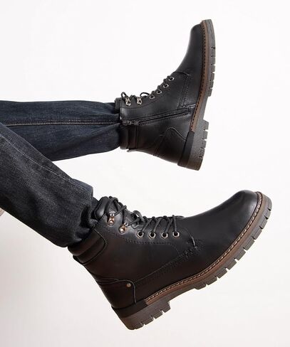 Jousen Mens Boots Fashion Casual Boot Hiking Zipper Chukka Boots for Men in Saudi Arabia