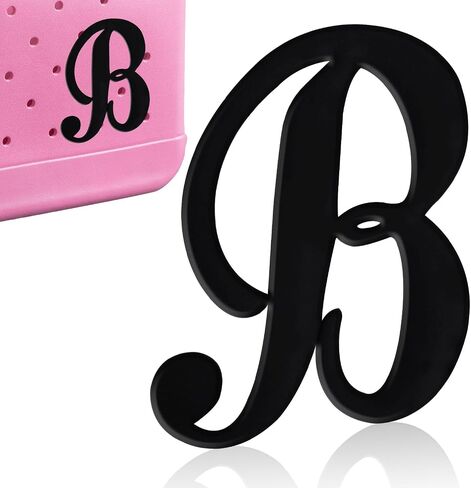 Letter Charms for Bogg Bag, Decorative Alphabet Lettering Insert Accessories for Tote Handbag Beach Bag in Kuwait