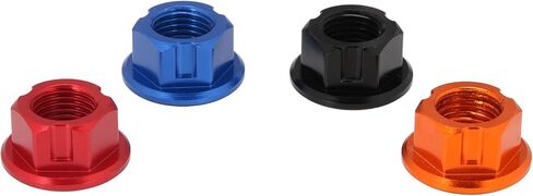 M12x1.25 جوز محور الشوكة الخلفية للسرقة ، مسامير محور العجلة الخلفية للدراجة الترابية Sur Ron Light Bee S/Light Bee X/Talaria Sting L1E/X160/X260 - Black in Kuwait