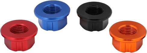 M12x1.25 جوز محور الشوكة الخلفية للسرقة ، مسامير محور العجلة الخلفية للدراجة الترابية Sur Ron Light Bee S/Light Bee X/Talaria Sting L1E/X160/X260 - Black in Kuwait