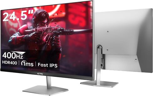 شاشة KTC مقاس 24 بوصة، شاشة IPS سريعة 1080p 144 هرتز 165 هرتز 1 مللي ثانية، 125.25% sRGB، HDR، شاشة كمبيوتر بدون حدود للألعاب، FreeSync Premium & G-Sync، HDMI 2.0x2، DP1.4x2، دعم Vesa، العناية بالعين للاعبين in Saudi Arabia