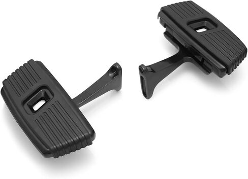 Kahuna Rear Passenger Footboards Fit for Harley Touring Rubber Floorboard Road Street Electra Glide Road King 1993-2025 (Black - Passenger) in Saudi Arabia