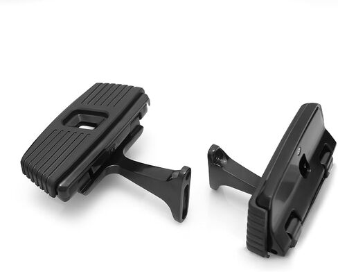 Kahuna Rear Passenger Footboards Fit for Harley Touring Rubber Floorboard Road Street Electra Glide Road King 1993-2025 (Black - Passenger) in Saudi Arabia
