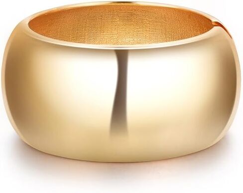 Gold Cuff Bangle Bracelets For Women Gold Polished Thick Waterdrop Bangle Statement Bracelets Chunky Jewelry for Women in Saudi Arabia