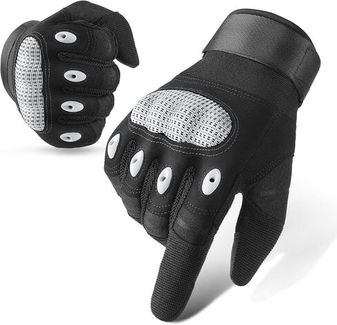 Cierto Motorcycle Gloves for Men and Women: Touch Screen Tactical Gloves with Full Finger Breathable Hard Knuckle & Adjustable Wrist for BMX ATV MTB Riding, Motocross, Road Racing, Cycling, Climbing in Saudi Arabia
